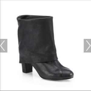 Chloe Melia Fold-Over Leather Bootie!